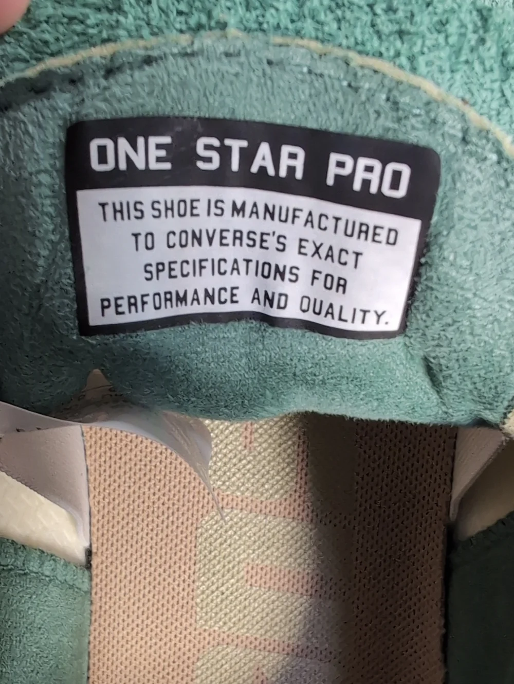 Converse One Star Pro Vintage Suede Low 'Algae Coast' Size M7 / W8.5